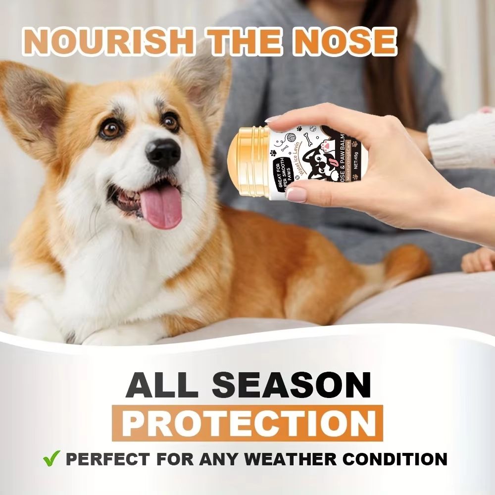 Dog Paw Balm for Moisturizing, Soothing and Protecting Cracked Paws