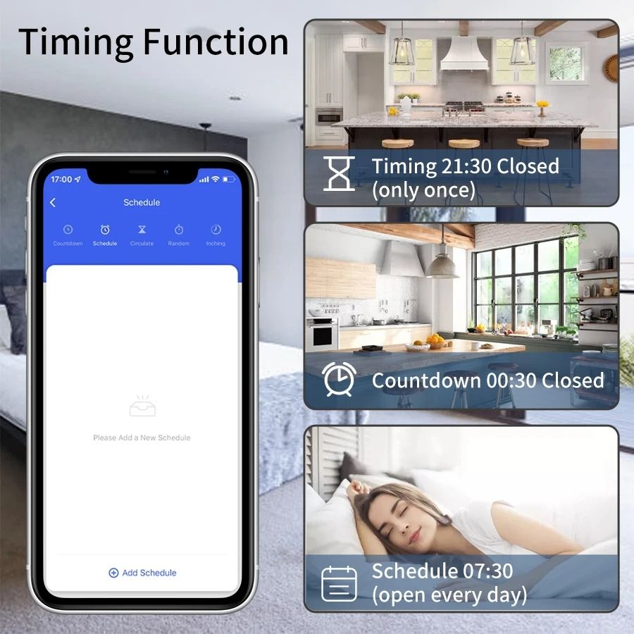 WiFi Smart Switch 16A 20A Relay Controller
