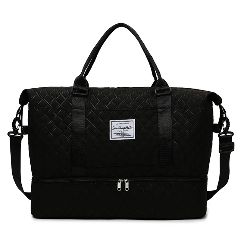 Large Capacity Travel Duffle Bag Gym Tote Bags, Lightweight Luggage Bag, Shoulder Weekender Overnight Bag