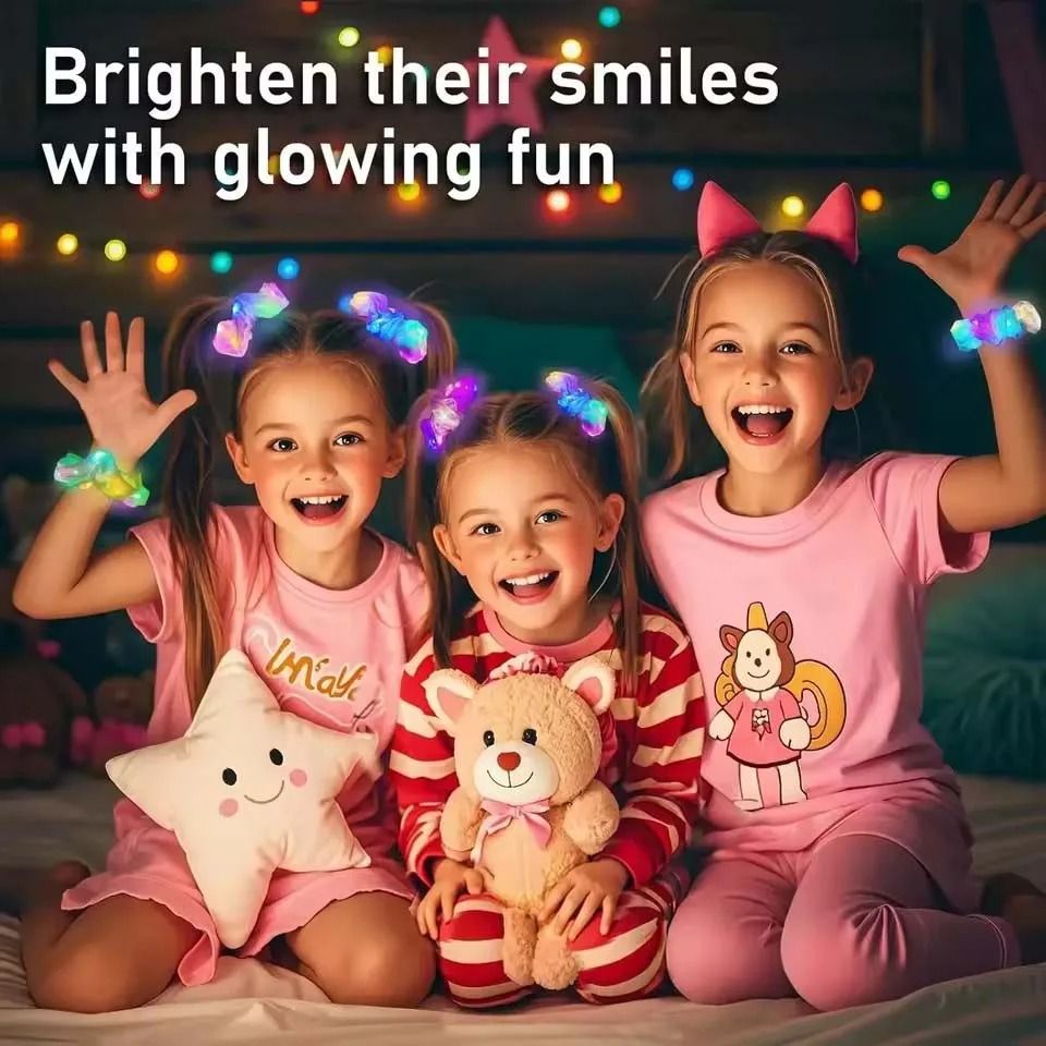 LED Light Up Hair Scrunchies