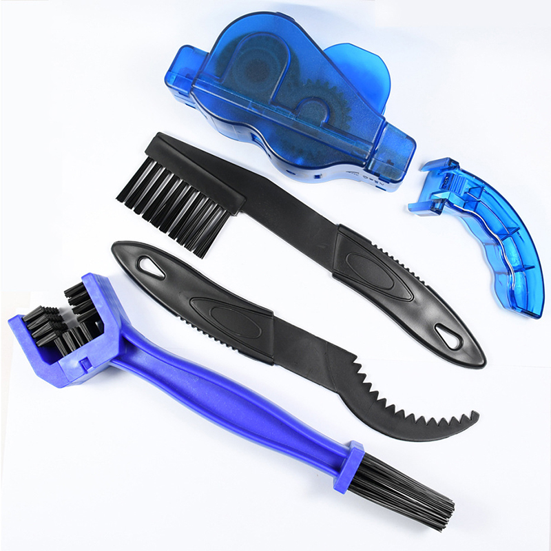Portable Bike Chain Cleaner Tool Easy Clean Brush Scrubber Kit for Mountain Bike and Cycling Chains