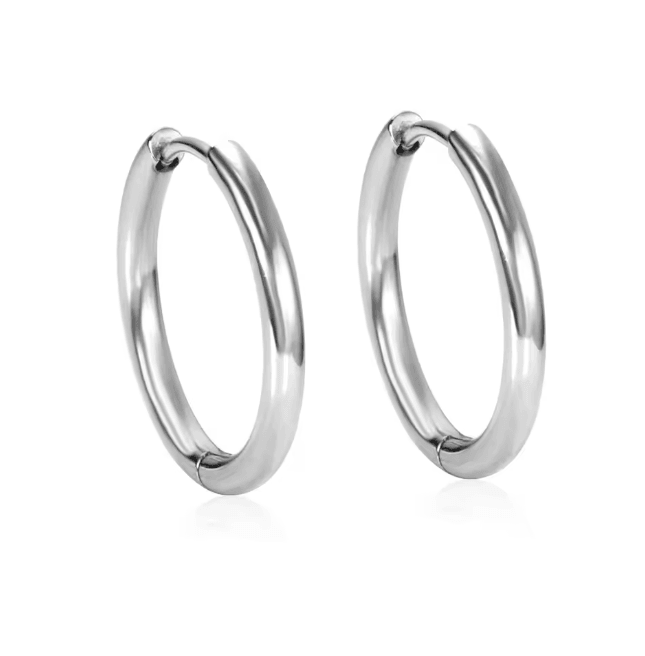 Simple U Shape Hoop Earrings