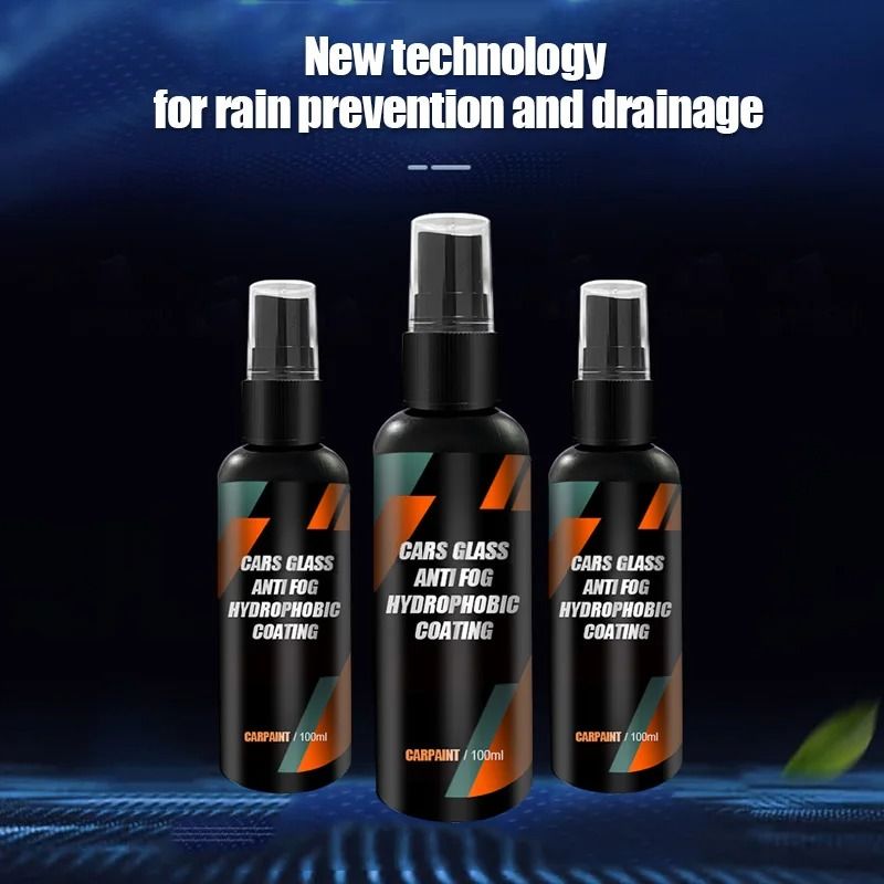 Car Glass Water Repellent Anti Rain Hydrophobic Nano Coating Spray