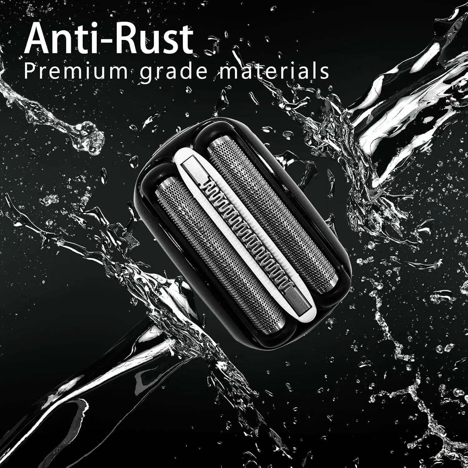 Replacement Foil Head for Electric Shaver Compatible with Many Braun 3 Series Models