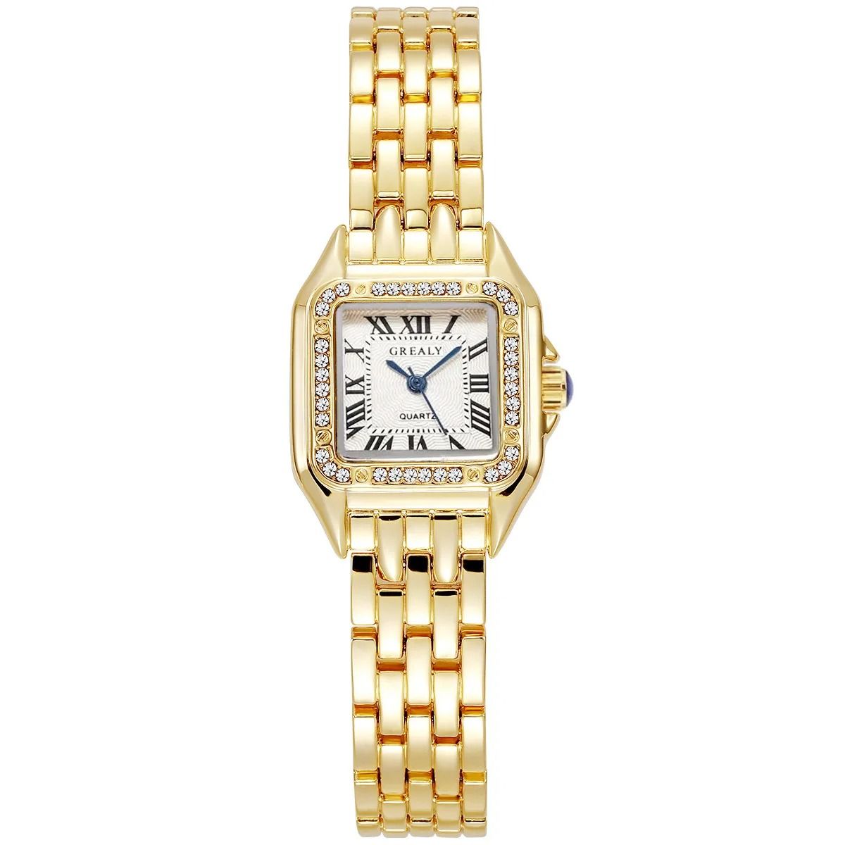 Luxury Gold Stainless Steel Business Watch