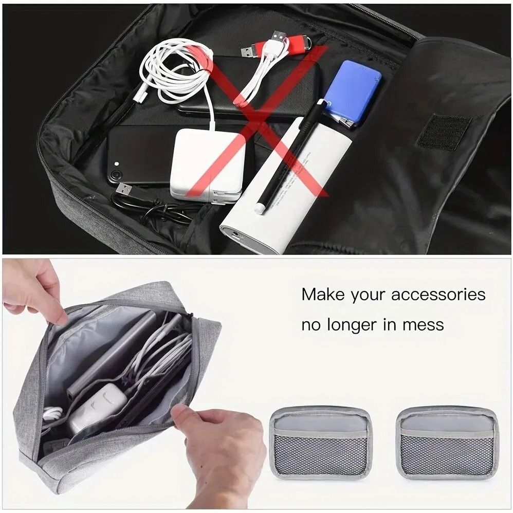 Travel Electronics and Cable Management Hub