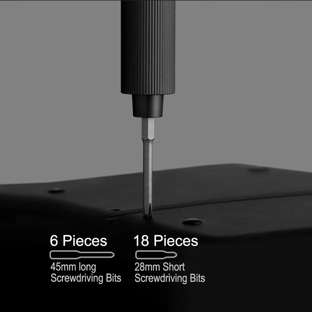 MIJIA Electric Precision Screwdriver Magnetic Kit with 24 S2 Steel Bits