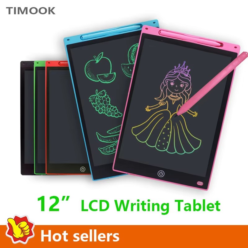 LCD Drawing Tablet for Kids & Adults Reusable Writing Pad with Stylus