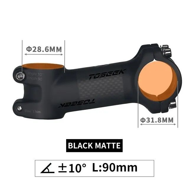 Ultralight Carbon and Aluminum MTB Handlebar Stem 31.8 mm