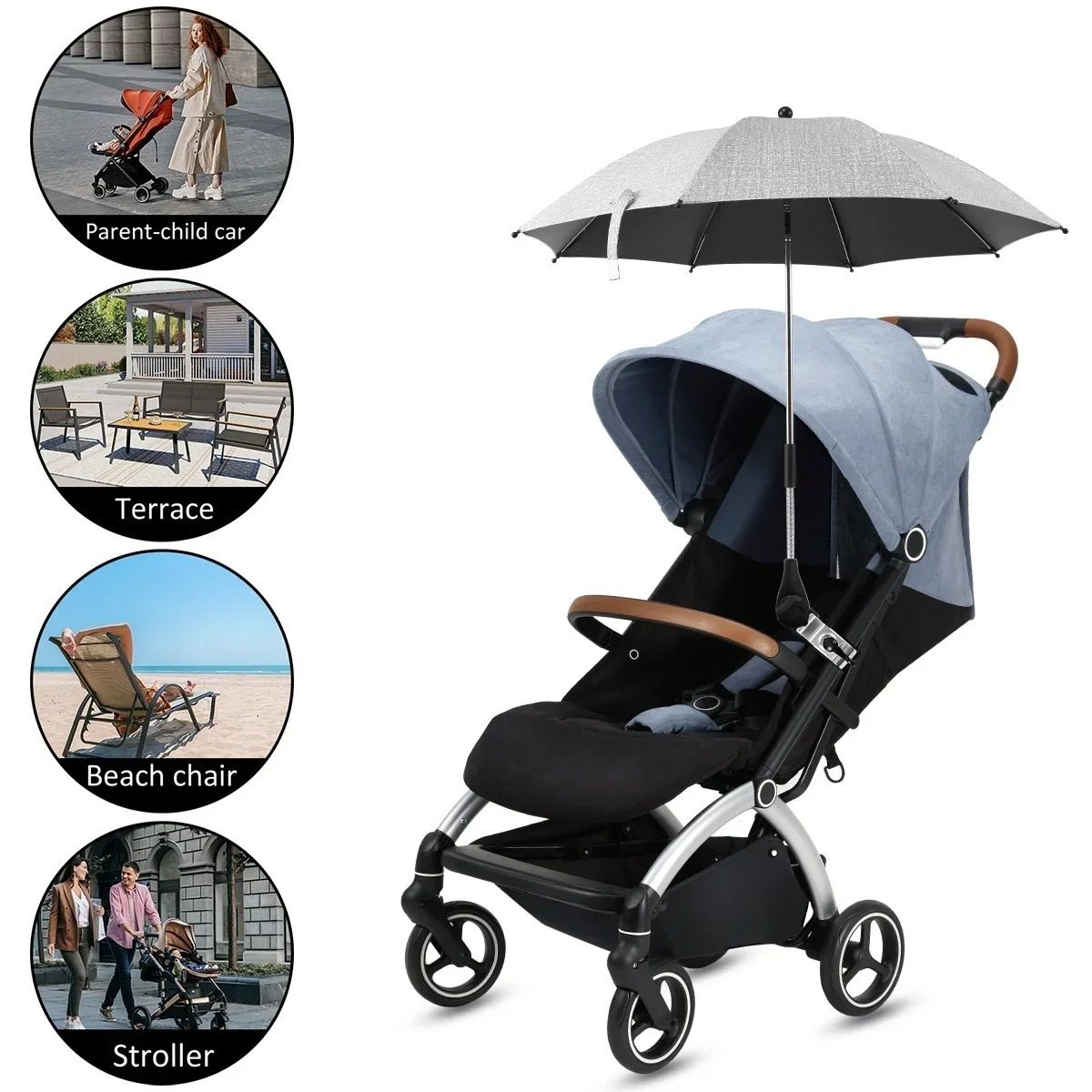 Universal Baby Stroller Sunshade Umbrella