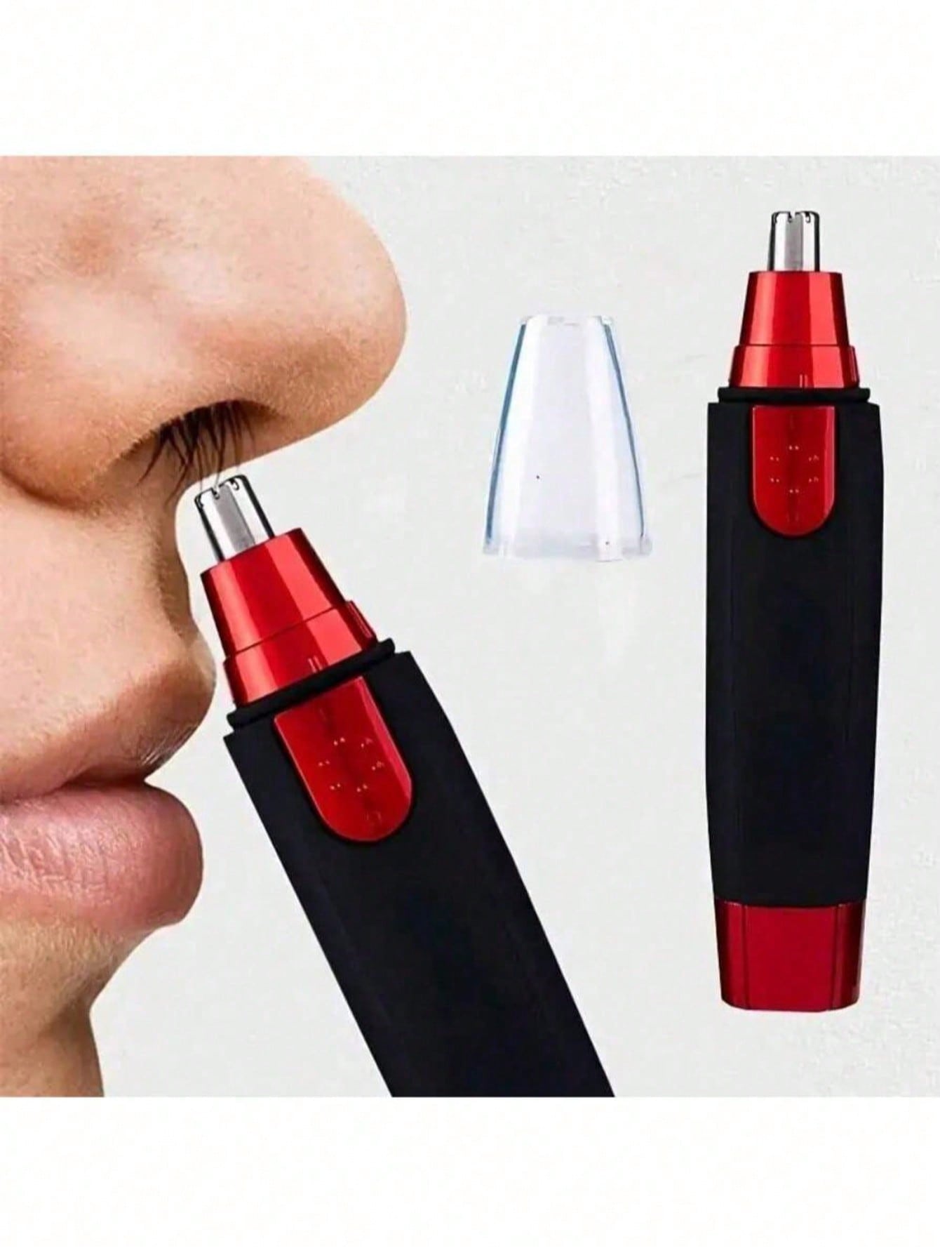 Professional Painless Nose and Ear Hair Trimmer, Electric, Waterproof Stainless Steel for Women and Men