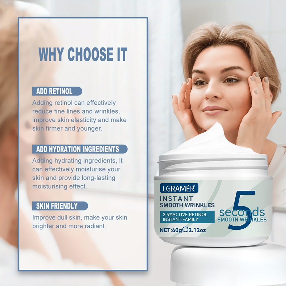 Instant Anti-Aging Retinol Cream Anti-Wrinkle Firming Face Skin Care Lifting Moisturizing Line Fade Cream