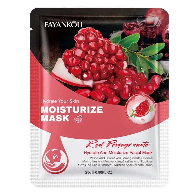 10pcs Fruit Extract Moisturizing and Brightening Facial Mask Set