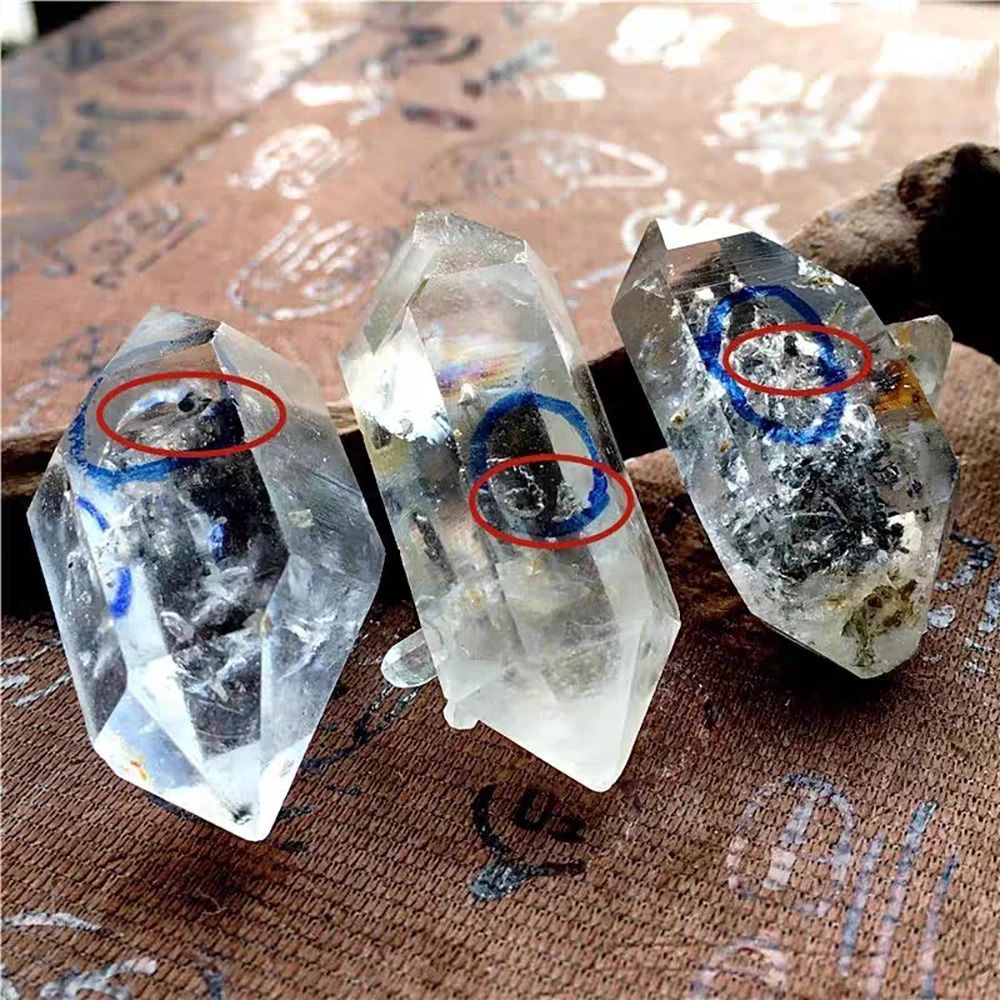 Natural Herkimer Diamond Enhydros | Rare Drifting Sand & Water Gall Mineral Specimen