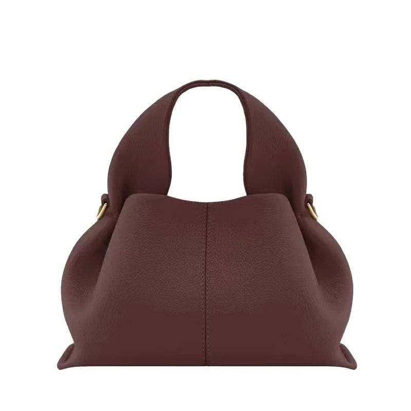 French Luxury Cloud Cake Shoulder Bag Retro European Handbag