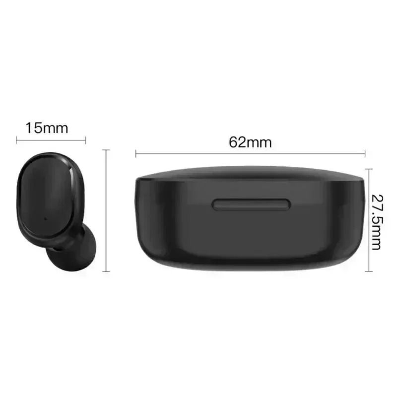 TWS E6S Wireless Bluetooth Earphones Noise Cancelling Headset with Mic