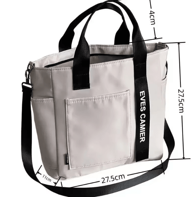 Casual Large Capacity Waterproof Nylon Tote Shoulder Bag Fashion Messenger Handbag