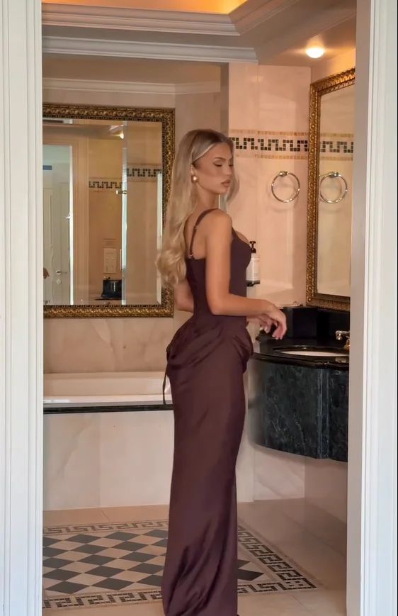 Luxe High Neck Sequin Maxi Dress – Elegant Sleeveless Wedding Guest Gown