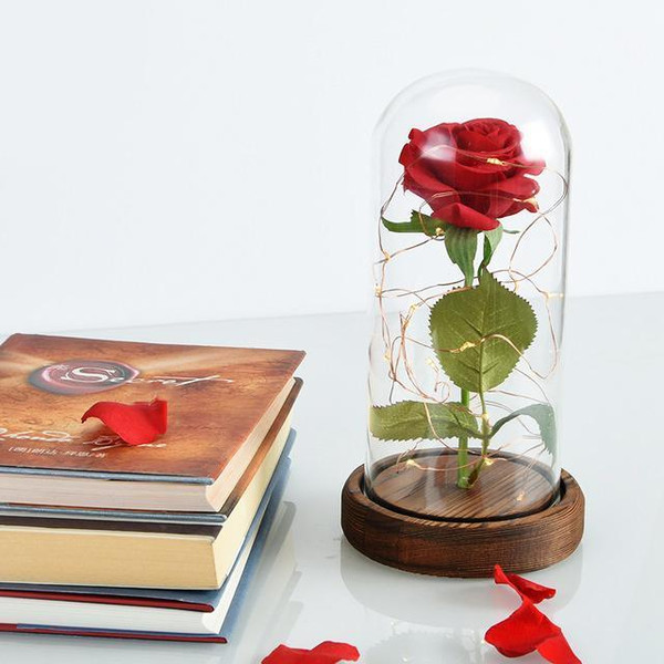 Enchanted Rose Flower Lamp