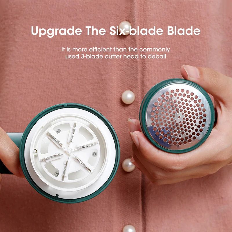 2025 USB Rechargeable Fabric Shaver Electric Lint Remover with Detachable Lint Bin