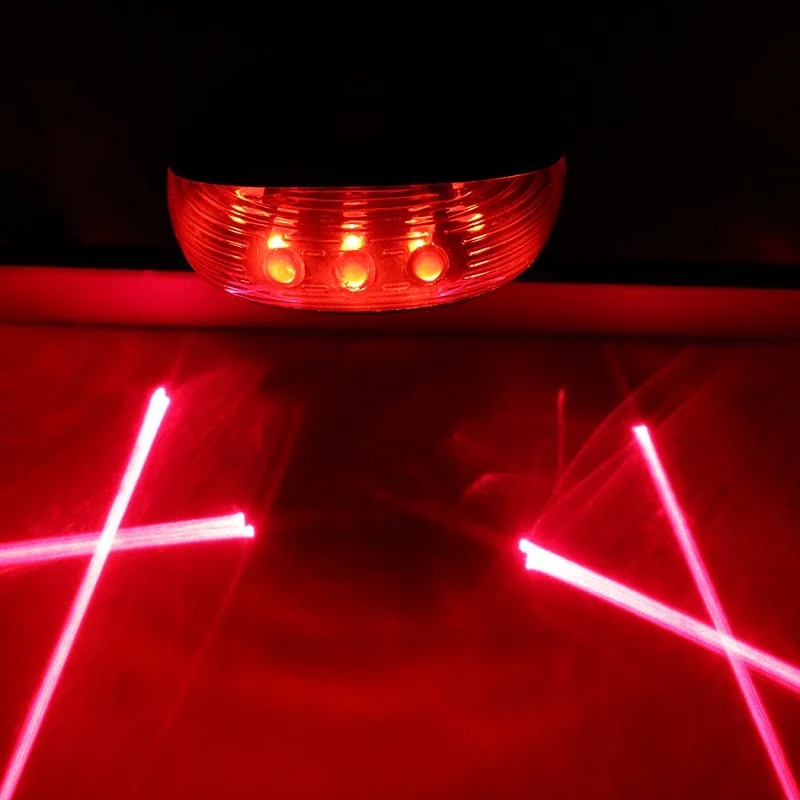 Bicycle Bike LED Lights Lasers LED Waterproof Cycling Tail light Safety Warning Tail light Bike Rear Tail Lights