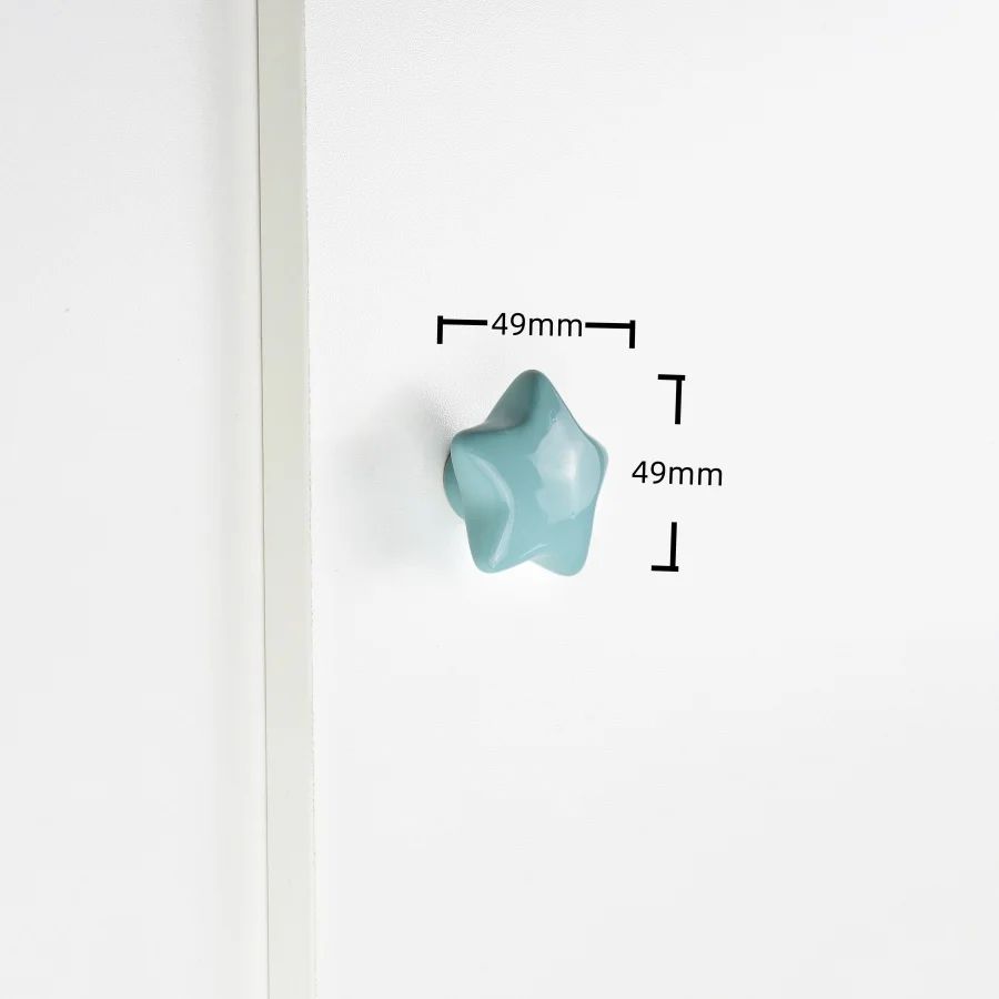 Cute Ceramic Star Moon Cloud Cabinet Knobs