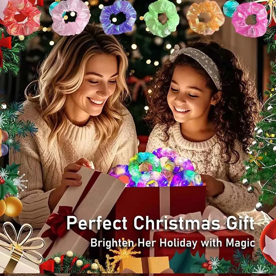LED Light Up Hair Scrunchies