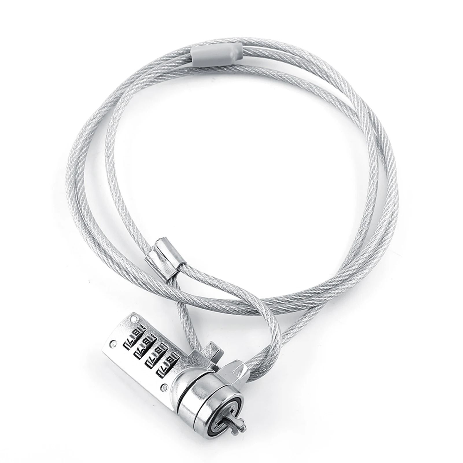 Universal Laptop Combination Security Lock Cable 4 Digit Anti Theft Notebook Lock
