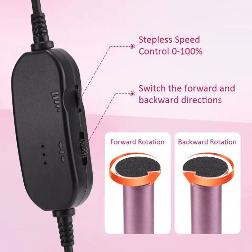 SmoothStep Pro Electric Foot Callus Remover Pedicure Tool Set