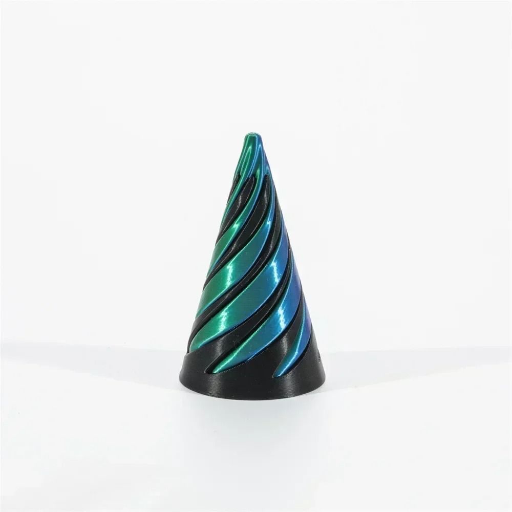 3D Spiral Cone Passthrough Sculpture