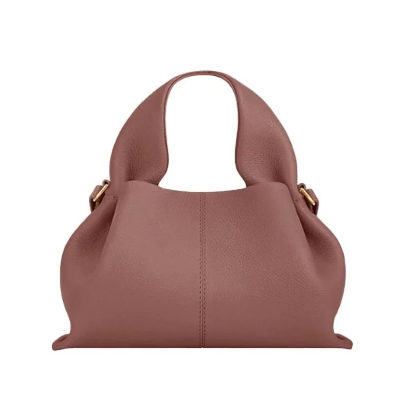 French Luxury Cloud Cake Shoulder Bag Retro European Handbag
