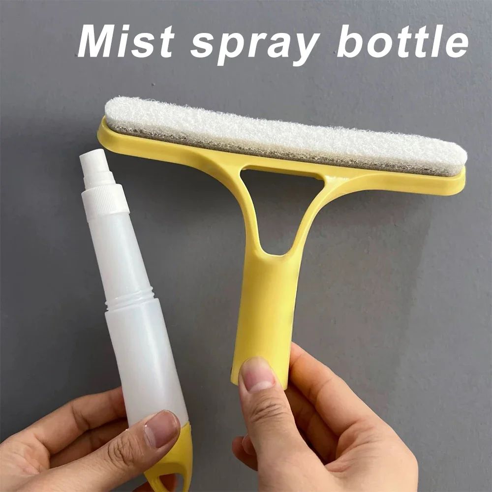 3 in 1 Window Cleaning Squeegee with Spray Bottle