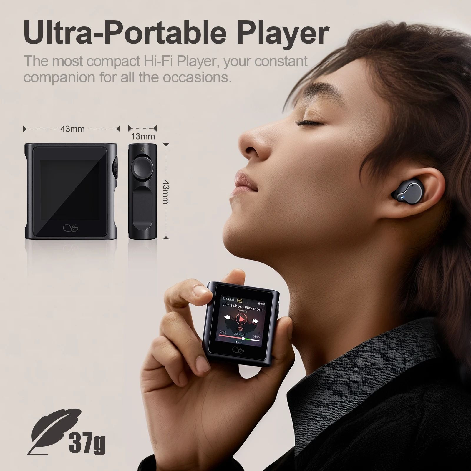 Shanling M0s Hi Res Portable Music Player with Bluetooth 5.0 and CS43131 DAC
