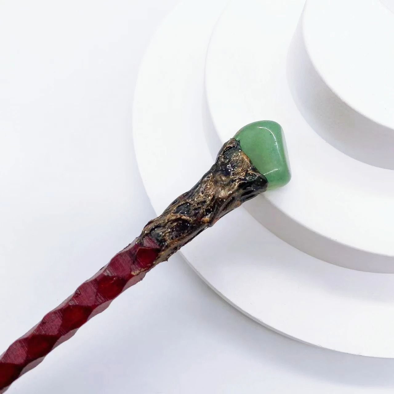 Architectural Healing Crystal Scepter Wand