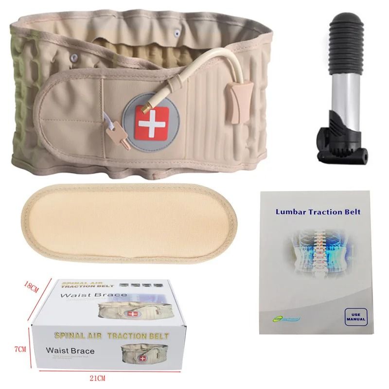 Inflatable Waist Brace Lumbar Support Belt for Back Pain and Herniation Relief