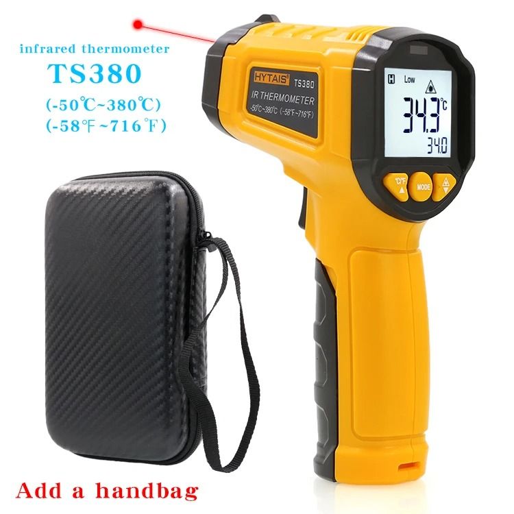 TS380 Infrared Thermometer Gun Non Contact Handheld Industrial Temperature Gauge