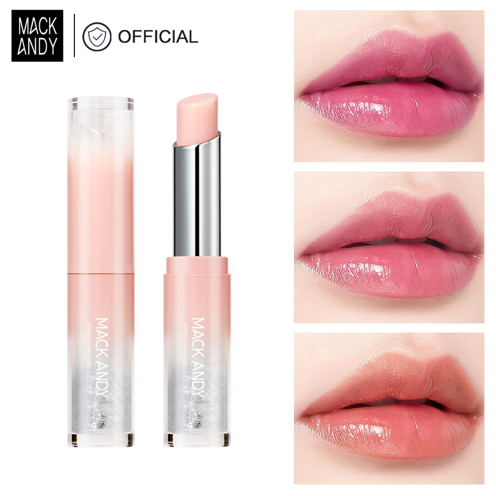 Hydrating & Moisturizing Lip Balm, Color Changing Lipstick Tint of Color with Vitamin E, Long Lasting Natural Gloss