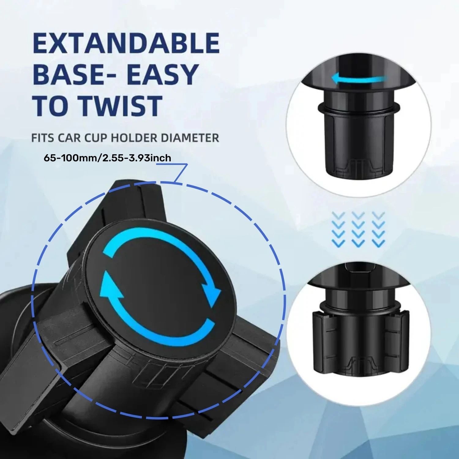 Heavy-Duty Console Expander with Adjustable Stabilizing Base