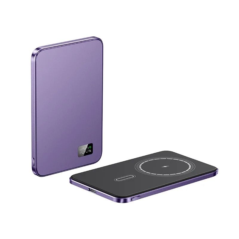 Ultra-Thin Magnetic Wireless Power Bank | 10000mAh PD20W Fast Charger for iPhone 16 & MagSafe Devices