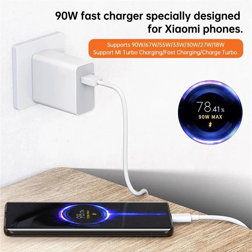 90W High Speed Travel Wall Charger and Cable Set