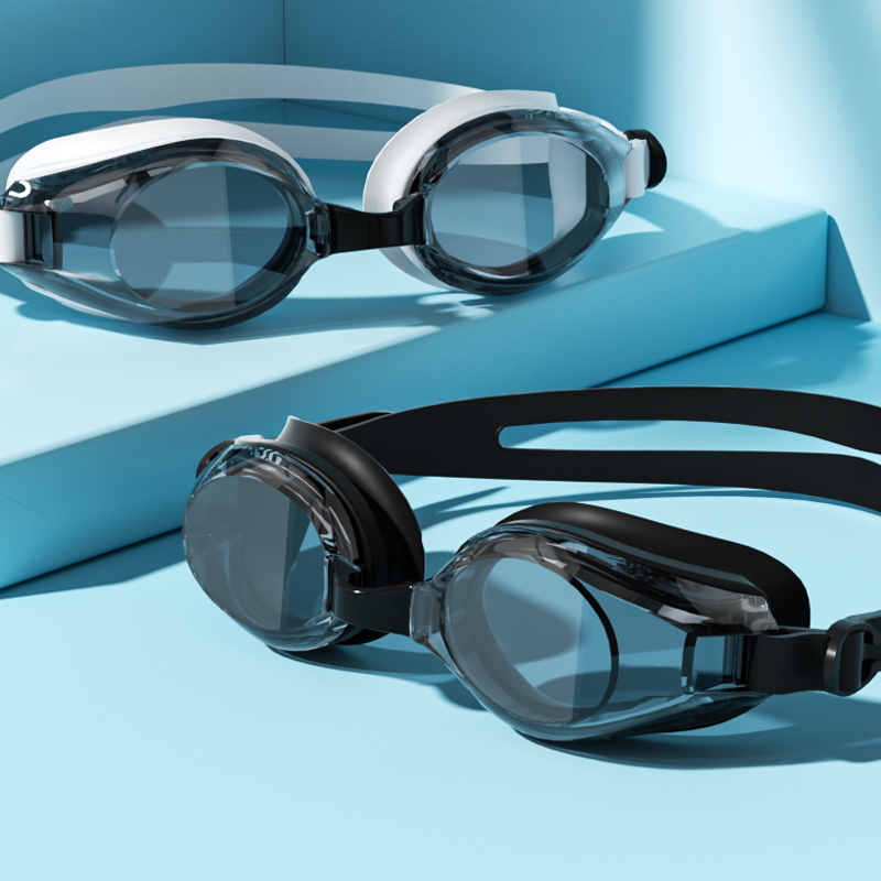 Crystal Clear Anti Fog Swimming Goggles with UV Protection & Leakproof Comfort for Adults