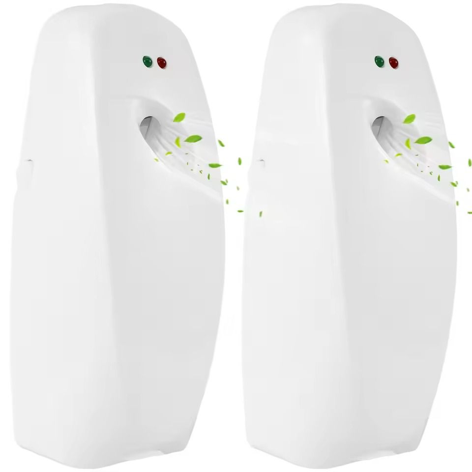 Wall-Mounted Automatic Air Freshener Spray Dispensers Set of 2 – 300ml Adjustable Liquid Fragrance Dispensers