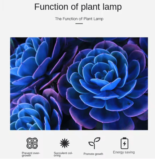 VnnZzo LED Full Spectrum USB Grow Light – Flexible Plant Growth Lamp