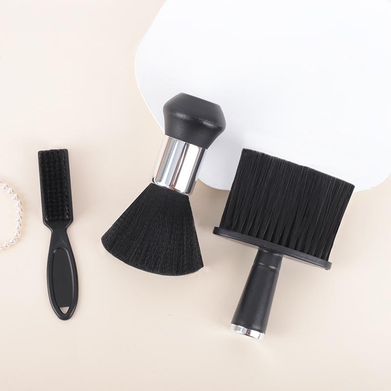 Professional Soft Neck and Face Duster Brush Barber Beard & Hair Styling Tool for Precision Haircutting