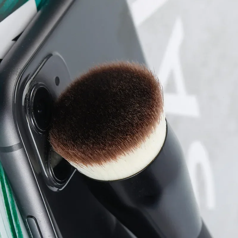 Flat Top Foundation Brushes, Synthetic Hair Face Contour Brush, Liquid Cream Bronzer Buffing Makeup Tool