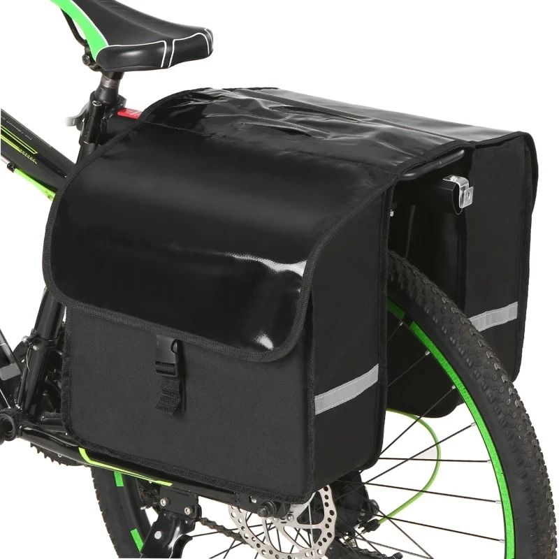 28L Water Resistant Bicycle Rear Seat Carrier Bag Rack Trunk Pack