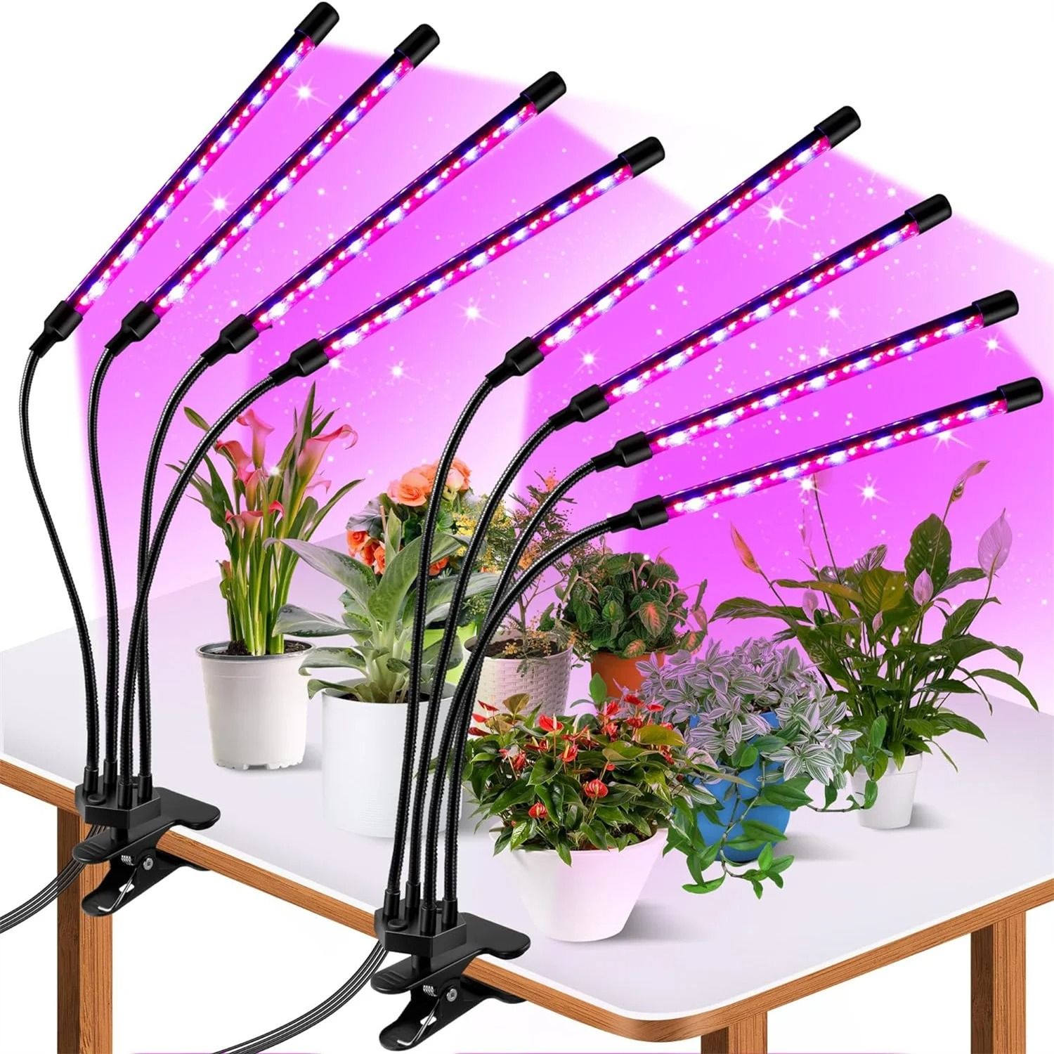 LED USB Grow Light Full Spectrum Clip Lamp for Indoor Plants and Seedlings
