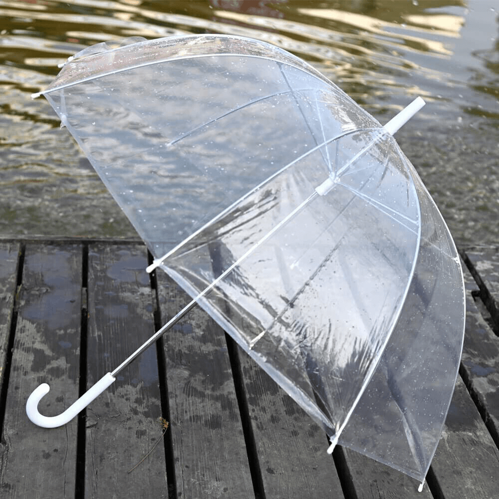 Manual Transparent Bubble Umbrella