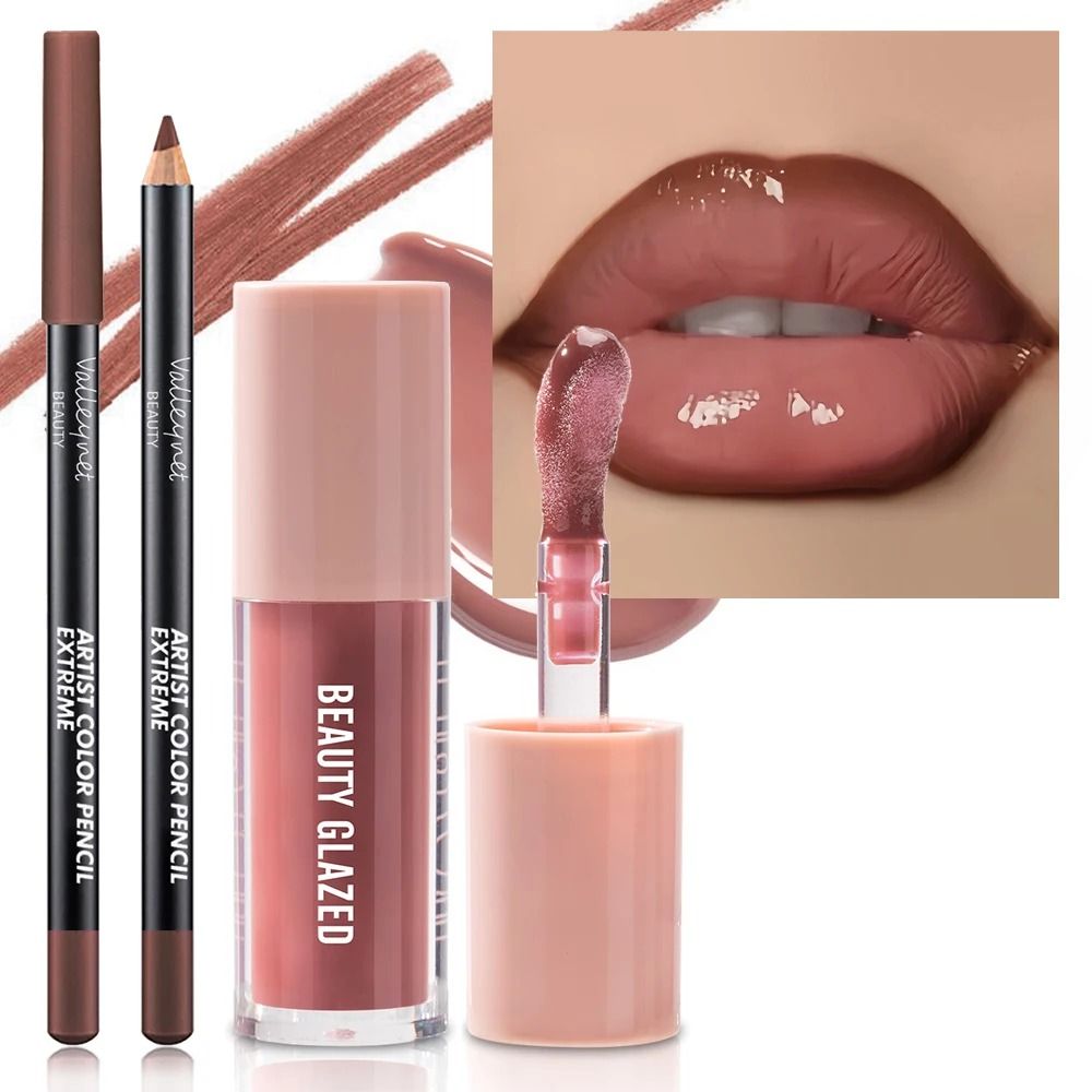 2 Piece Velvet Matte Lip Makeup Set