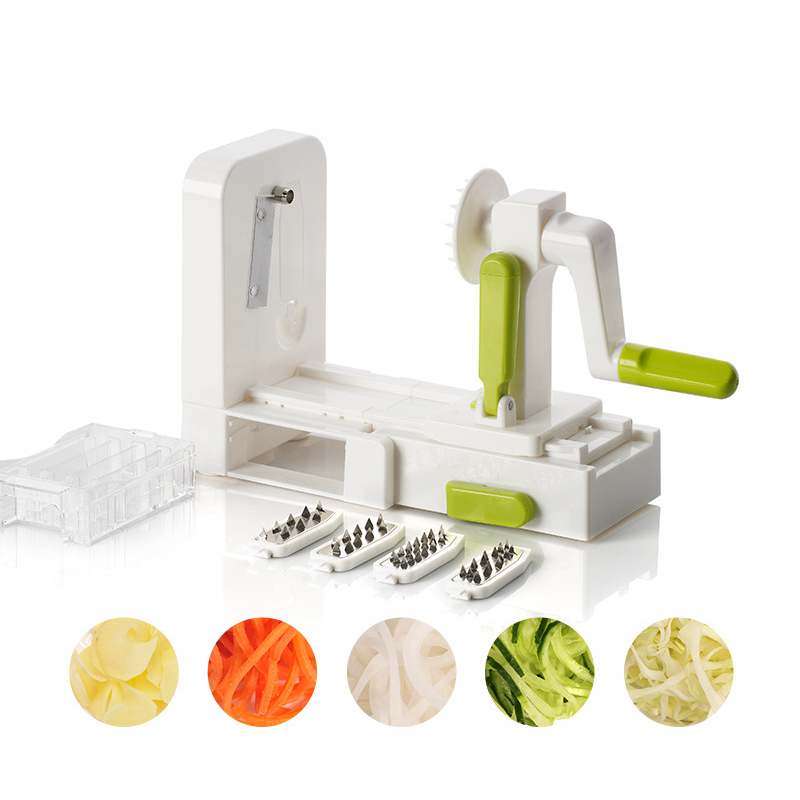 Vegetable Spiralizer Slicer Foldable Veggie Pasta & Cheese Grater